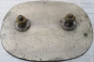 Preview: Volkswagen 1958 Christophorus-Plakette 100.000 Km mit VW-Logo emailliert (5172)